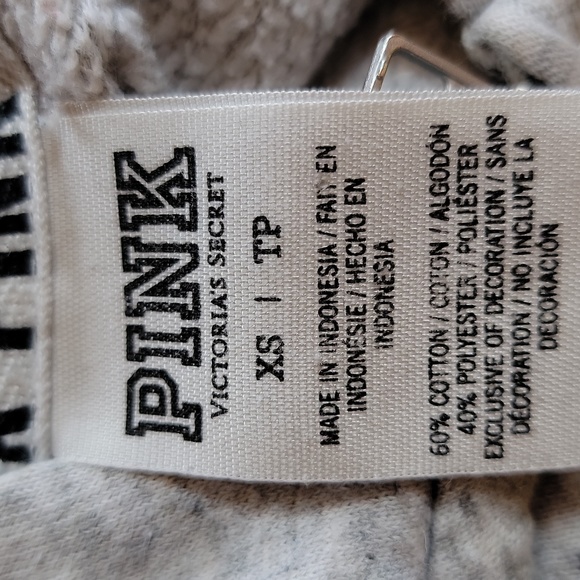 Victoria's Secret Pink zip up hoodie.  Love pink sparkly sequins Back and sleeve - Picture 4 of 6